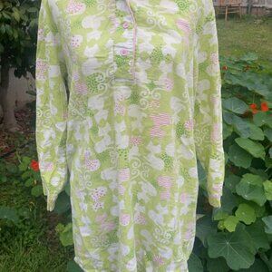 Y2K Green and pink Yikes! cotton top